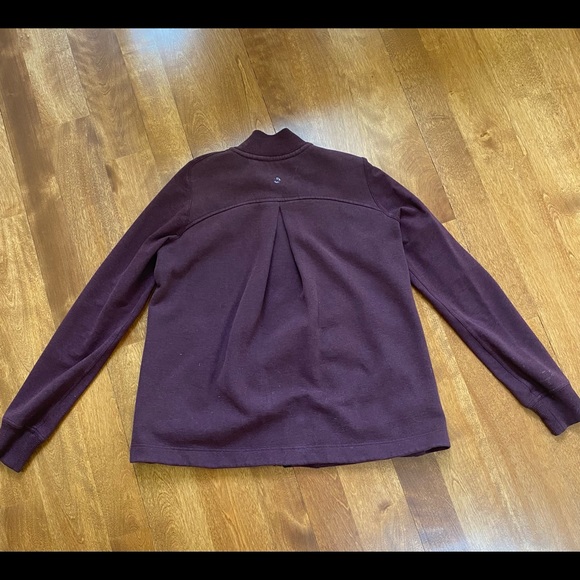 LULULEMON Burgundy Zip-up - Picture 2 of 2